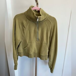 Lululemon Funnel Neck Half-Zip Scuba